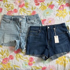 Good American Denim Shorts Bundle